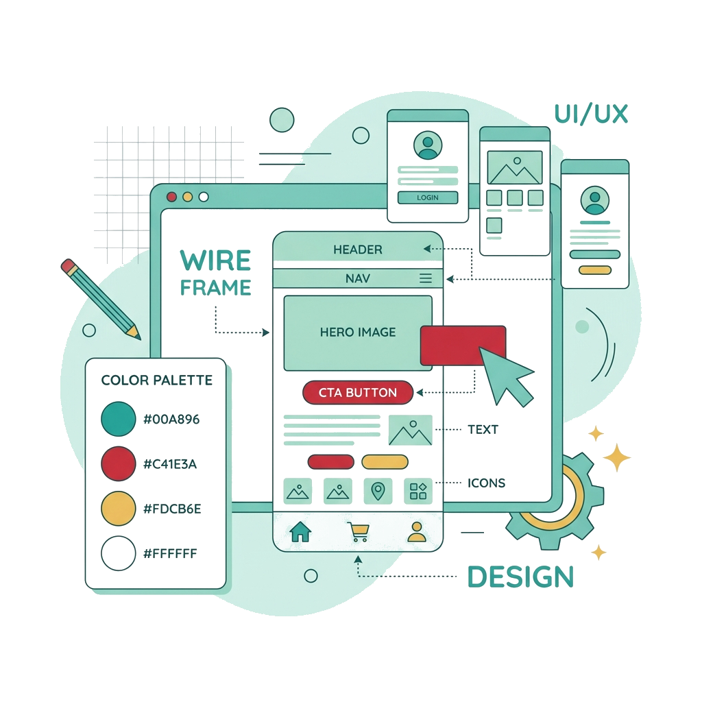 UI/UX & Inclusive Design illustration